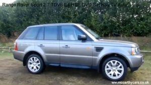 Land Rover Range Rover Sport 2.7 TDV6 E4 Euro-4 Engine HSE DVD Sat Nav TV Phone Auto