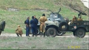 фото с.Хрящеватое Реконструкция боя освобождения г. Ворошиловграда