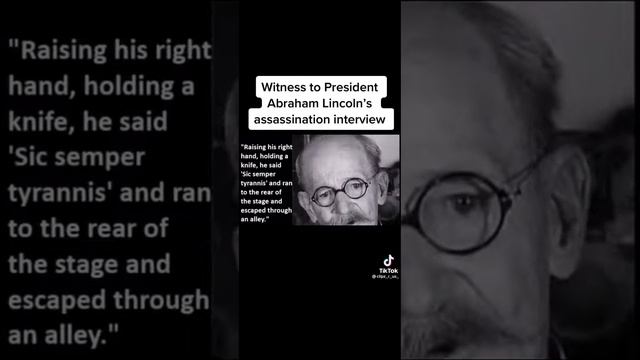 Lincoln assassination witness смотреть онлайн