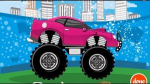 Мультик про МОНСТР ТРАК (MONSTER TRUCK) - ДЖИП ВНЕДОРОЖНИК веселая АВТОМОЙКА мультфильм