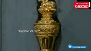 Installing a Historic Golden Sceptre Near Speaker's Seat in Parliament | Sengol | Samayam Telugu