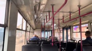 Поездка на троллейбусе Тролза-5275 «Оптима».
