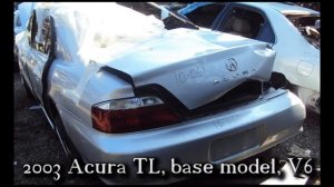 2003 Acura TL parts AUTO WRECKER RECYCLER anhdonline.com Acura used