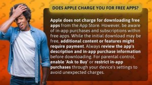 Does Apple charge you for free apps?