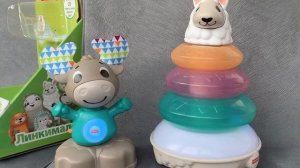 Развивающие игрушки Fisher Price Лось и Лама Фишер Прайс