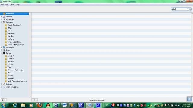 MacTracker Demo (Windows Version)