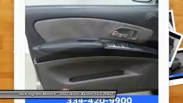 2002 Isuzu Axiom Montgomery AL N16420A смотреть онлайн
