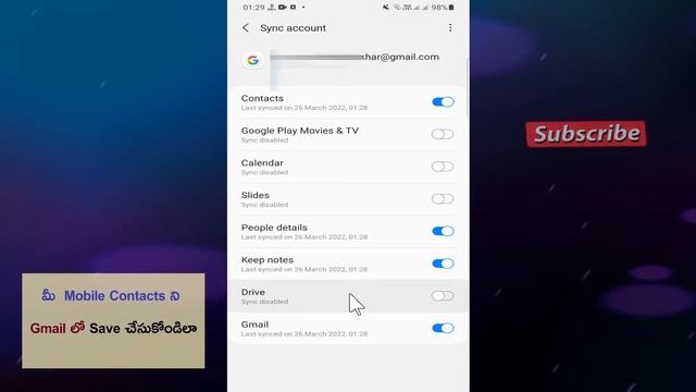 How to Save Mobile Contacts with Gmail in telugu смотреть онлайн