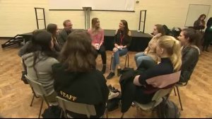 Points West ITV - alumni inspire students at Hele's School, Plymouth