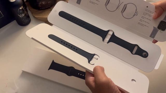 Apple Watch Series 8 Unboxing! | 45mm Midnight Aluminum Case + Sport Band✨