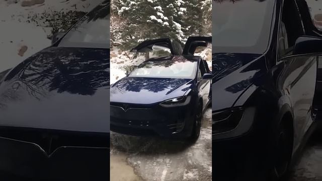 Різдвяний подарунок від Tesla. Tesla Model X P90D