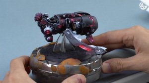 How to paint BLACK Armor ( airbrush + brush) _ Como pintar una Armadura NEGRA ( Aerografo + pincel)