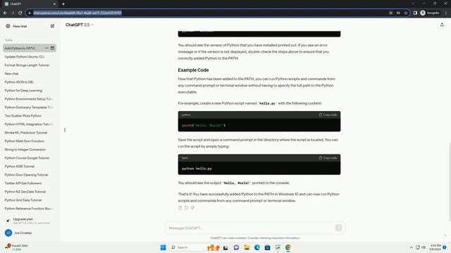 how to add python to path windows 10