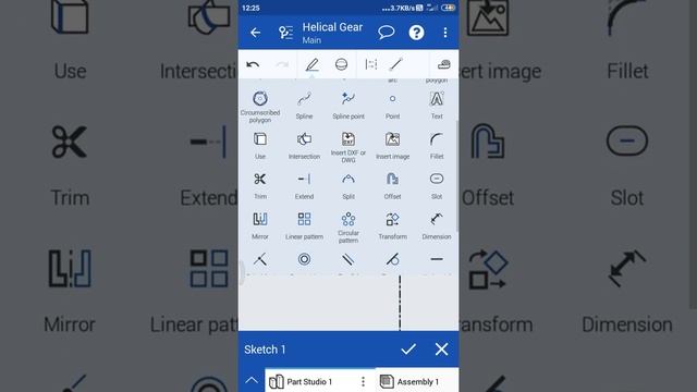 Onshape 3D CAD Tutorial # 3| How to create 3D model of Helical Gear in android phones ?🤔 смотреть онлайн