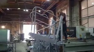 Мостик переходной прямой МП-П с амортизаторами