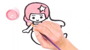 Как нарисовать русалку для детей. Раскраски своими руками. Несложные рисунки для раскрашивания