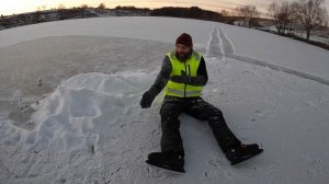 На коньках по аномальному озеру!
