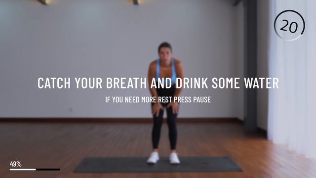 60 Min HIIT Workout For Fat Burn & Cardio At Home - Full Body, No Equipment, No Repeats смотреть онлайн