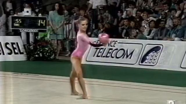 【新体操】オクサナ・コスティナ 1992年ヨーロッパ選手権 ボール