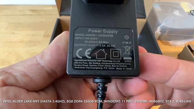 MINI PC Windows 11 NIPOGI AK1 PLUS - UNBOXING