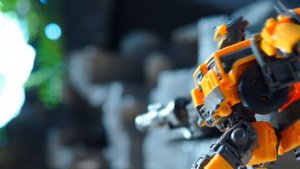 Transformers stop motion Optimus prime Vs Scourge