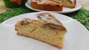 Пирог с бананами быстрый, из обычных продуктов, нежный и вкусный.