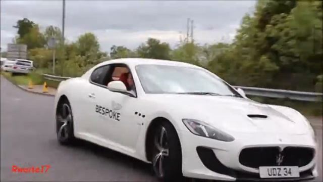 Maserati Granturismo MC Stradale Loud accelerations, sounds and downshifts! смотреть онлайн