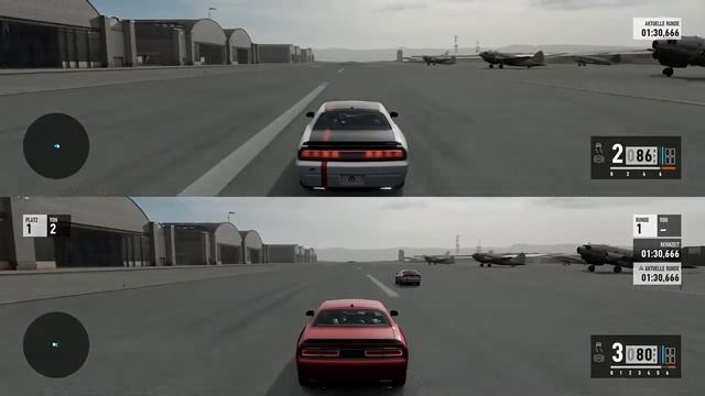 515hp Mopar AWD Dodge Challenger SRT 8 392 vs 707hp Dodge Challenger SRT Hellcat смотреть онлайн