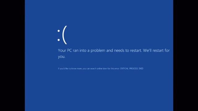 All Windows os system software all error or bsod screens evolution смотреть онлайн