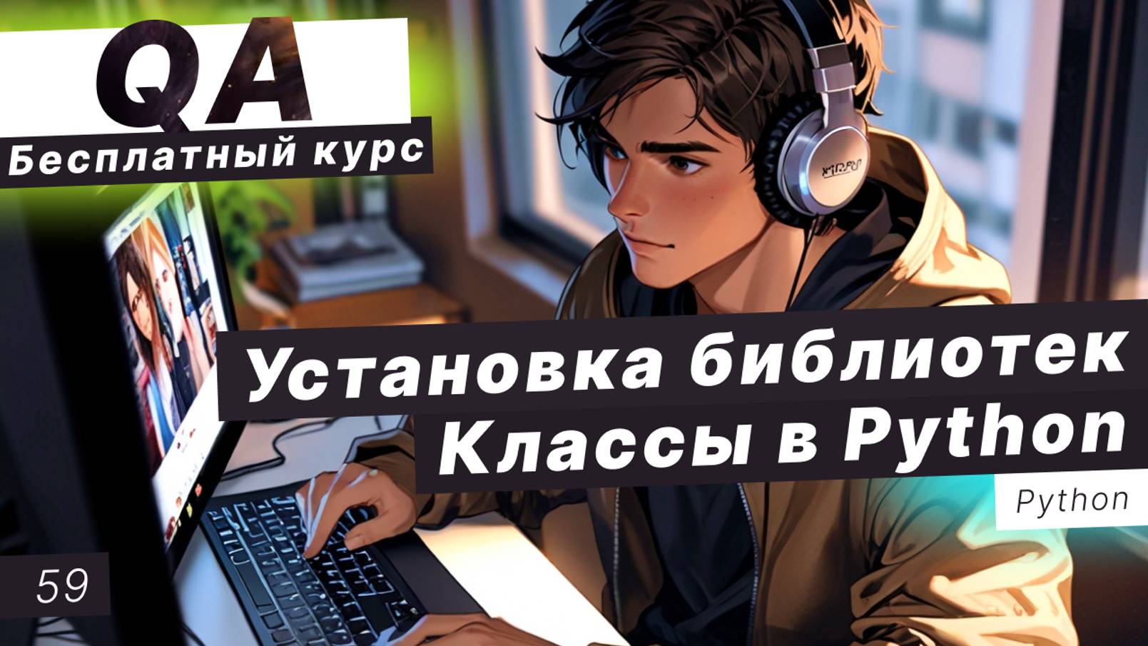 Урок 59. Библиотеки Python. Установка библиотек. Классы Python Практика