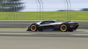 Lamborghini Terzo Millennio Test Run on Silverstone