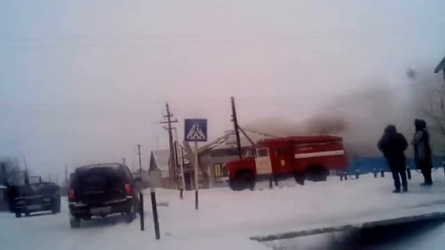 Fire in shop/Пожар в магазине в Ровном