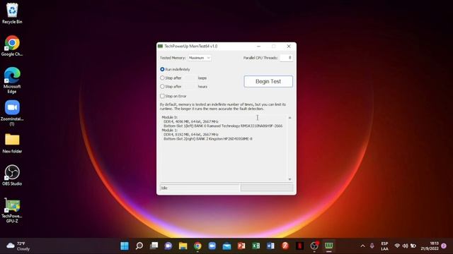 Testeo De Memoria RAM смотреть онлайн