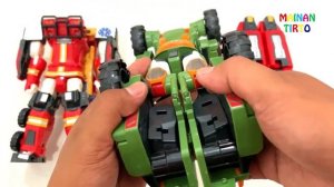 Tobot R Fire Truck, K Jeep Army and Athlon Valkan, Robot Transformer Integration Car Toys