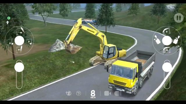 LANDSLIDE RECOVERY - Heavy Machines & Mining Simulator - Map 7 - Gameplay walkthrough смотреть онлайн