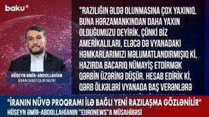 İran XİN başçısı: "Saziş imzalamaq Qərbin ixtiyarındadır" - BAKU TV