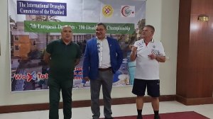 2024. Kemer. 7th European Draughts-100 Disabilities Championship. Video 2 - Opening ceremony, Rapid