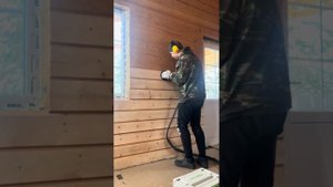 Шлифовка бруса festool ro 150 feq
