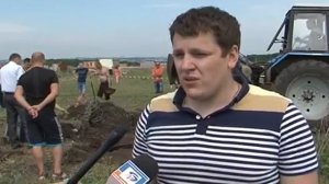 В Белгороде раскопали танк Т 34