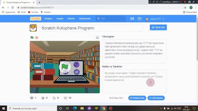 Scratch Link Kopyalama