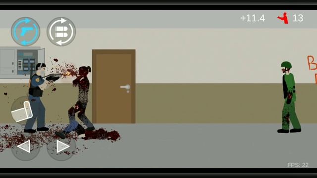 FLAT ZOMBIES : Gameplay pt14 : Android  Ios