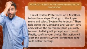 How do I reset System Preferences on Macbook?