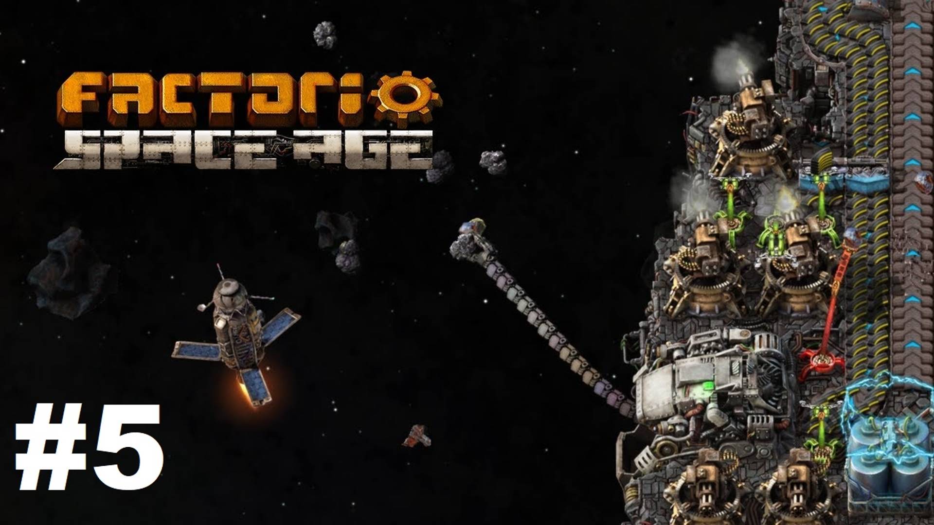 Factorio Space Age #05 - Нашли нефть и начали ее перерабатывать (Прохождение)