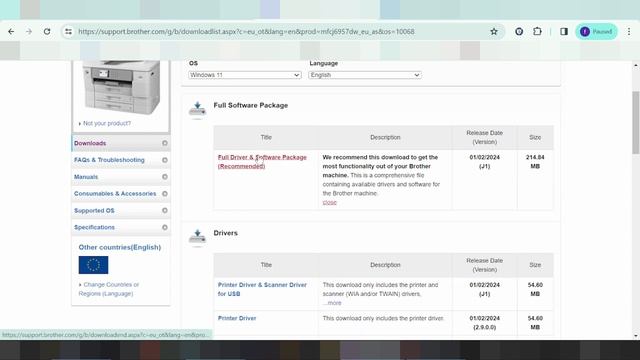 Brother MFC-J6957DW Driver Download and Setup Windows 11 Windows 10, Mac 13, Mac 12 смотреть онлайн