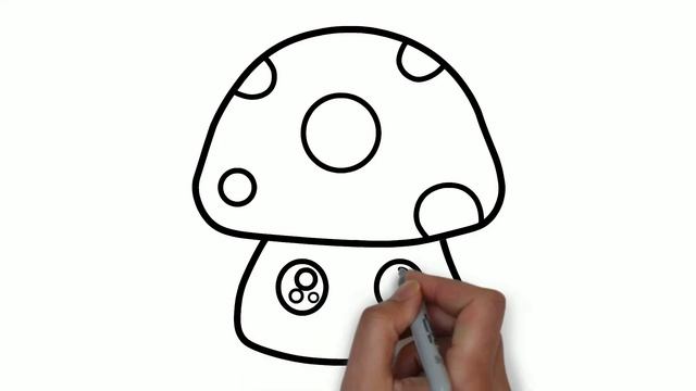 Bolalar uchun qo'ziqorin chizish/Drawing mushroom for children/Рисунок ГРИБОЧЕК для детей смотреть онлайн