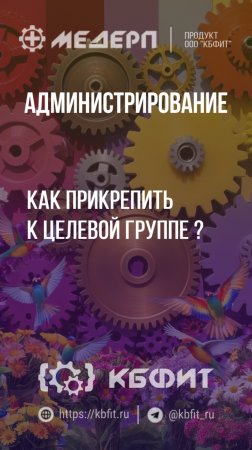 КБФИТ: МЕДЕРП. Администрирование: Как прикрепить к целевой группе?