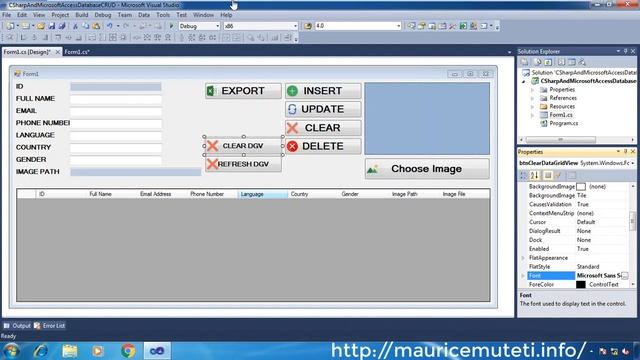C# And Ms Access Database Tutorial #20 - How To Refresh Datagridview In C# Windows Application