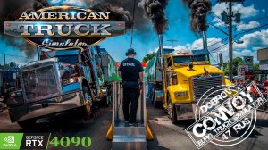 American Truck Simulator Конвой Dobrov 47RUS