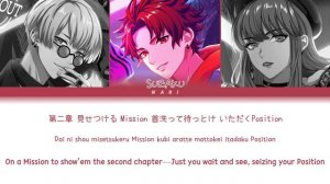 BAE 'W△vin' FL△g' Paradox Live (パラライ) Color Coded Lyrics (歌詞) KAN/ROM/ENG