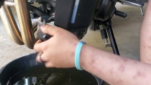 Oil Change  2021 Yamaha MT-07